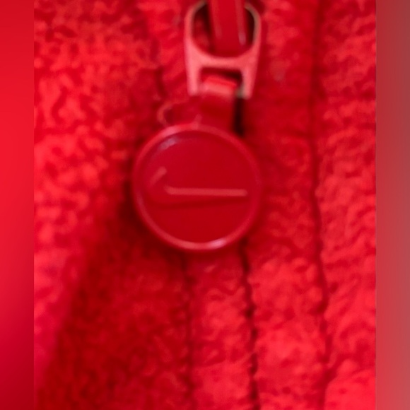 Nike athletics vintage women’s fleece full zip hooded jacket Sz large 12/14 - Picture 4 of 12